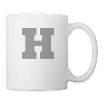 Buchstabe h sport - Tasse - Weiß - Rechts