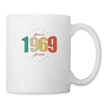 1969 Vintage Anniversaire Rétro Cadeau 1969 - Mug blanc - blanc - Droite