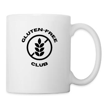 gluten free club black - Tasse - Weiß - Rechts