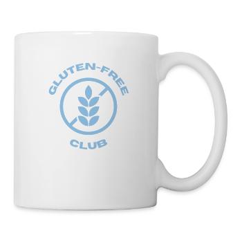 gluten-free club blue - Tasse - Weiß - Rechts