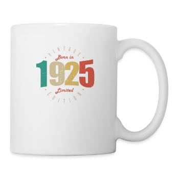 1925 Vintage Anniversaire Rétro Cadeau 1925 - Mug blanc - blanc - Droite