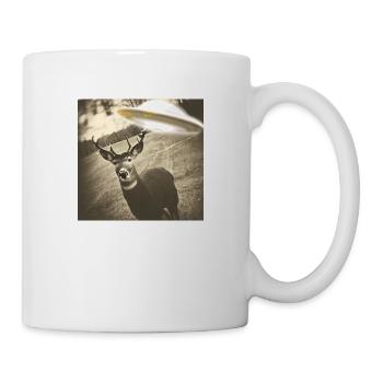 Ufo,hirsch,retro, vintage , Foto - Tasse - Weiß - Rechts