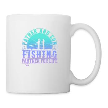fisch, fisch, angeln, see, meer, angeln, fauna, exotisch - Tasse - Weiß - Rechts