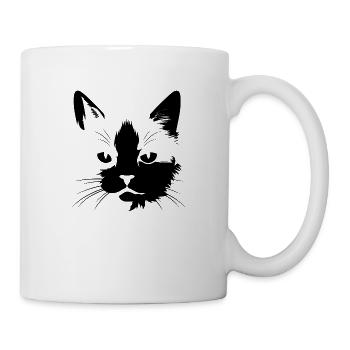 Chat, Motif De Chat - Mug blanc - blanc - Droite