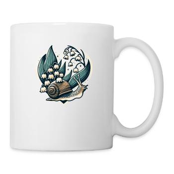 Lily of the Valley Snail - Mug - white - Right