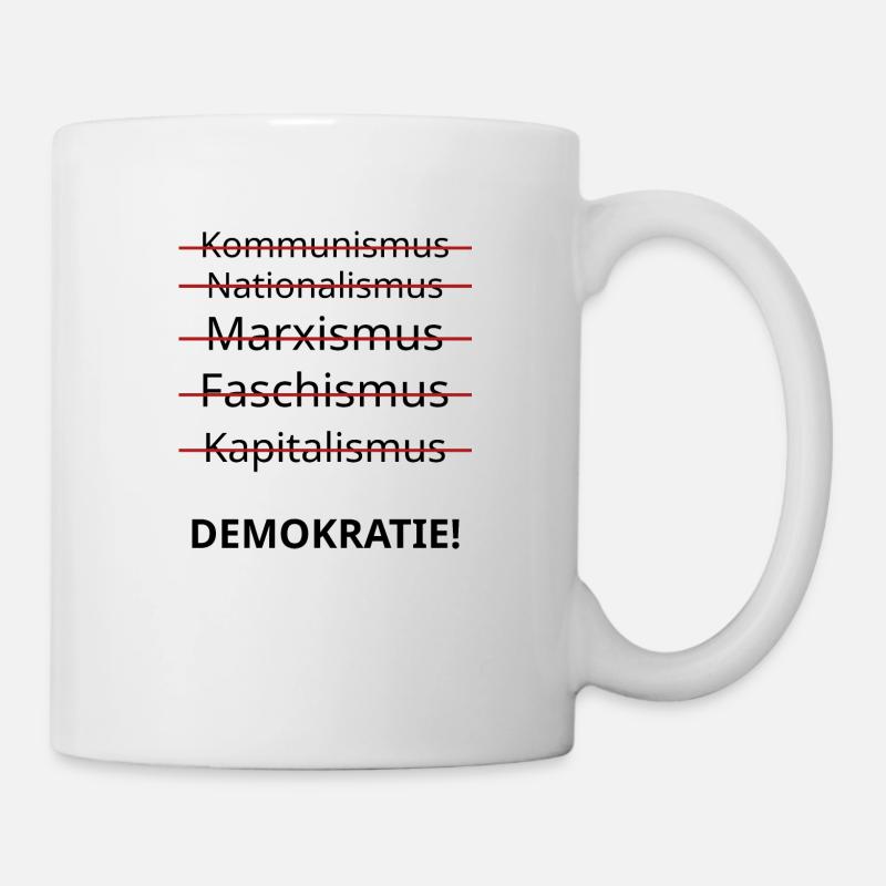 gegen ismus - Tasse - Weiß