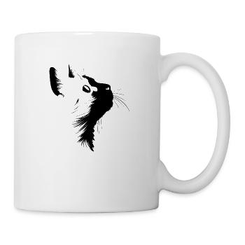 Chat, Motif De Chat, Visage De Chat - Mug blanc - blanc - Droite