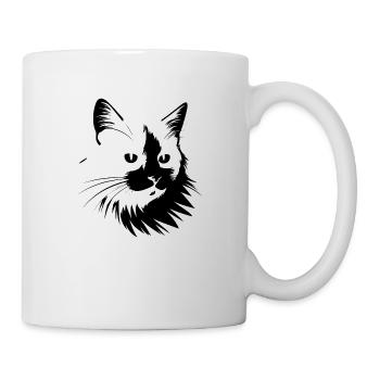 Cat, Cat Motif - Mug - white - Right