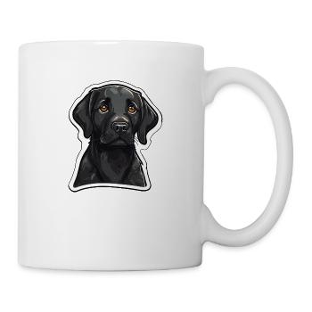 Labrador Retriever Family Dog Black Dog - Mug - white - Right