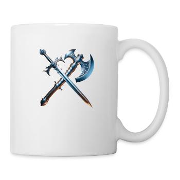Medieval Weapons - Sword & Axe - Mug - white - Right