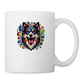 Dog Love 7 Pop Art Style - Mug - white - Right