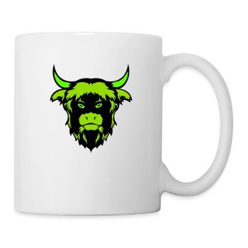 Taureau Buffalo - Mug blanc - blanc - Droite