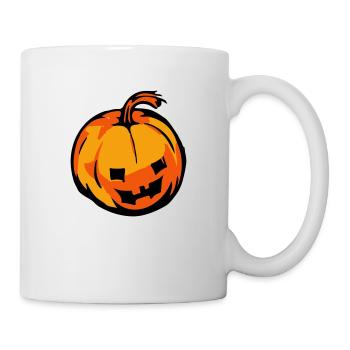 citrouille - Mug blanc - blanc - Droite