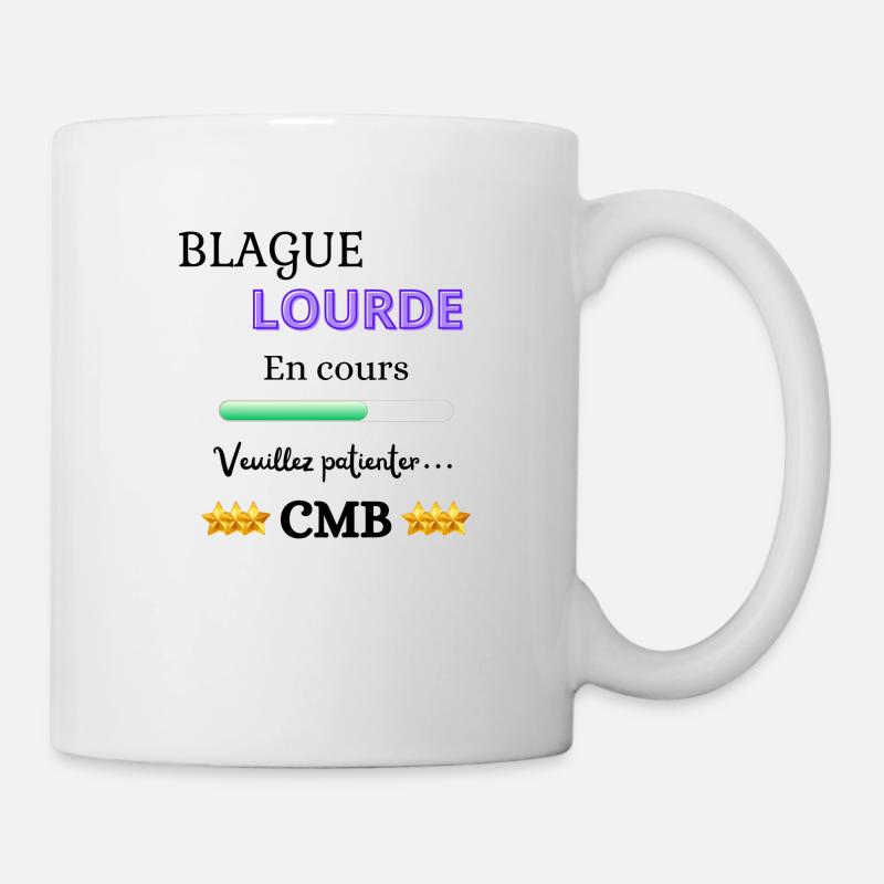 Blague Lourde en cours - Mug blanc - blanc