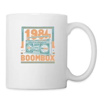 1984 boombox - Mug - white - Right