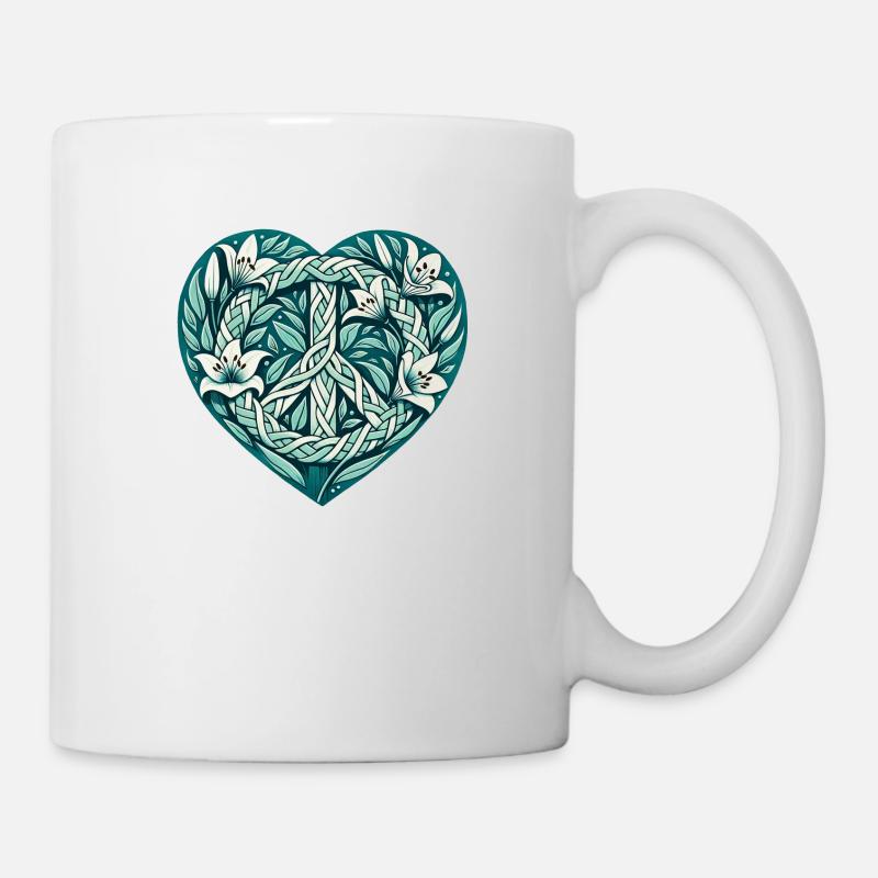 Friede - Tasse - Weiß