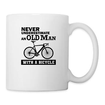 Funny Bicycle Saying - Mug - white - Right