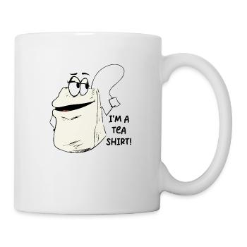Lustiger Spruch I`m tea shirt - Tasse - Weiß - Rechts