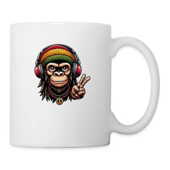 Peace - Tasse - Weiß - Rechts