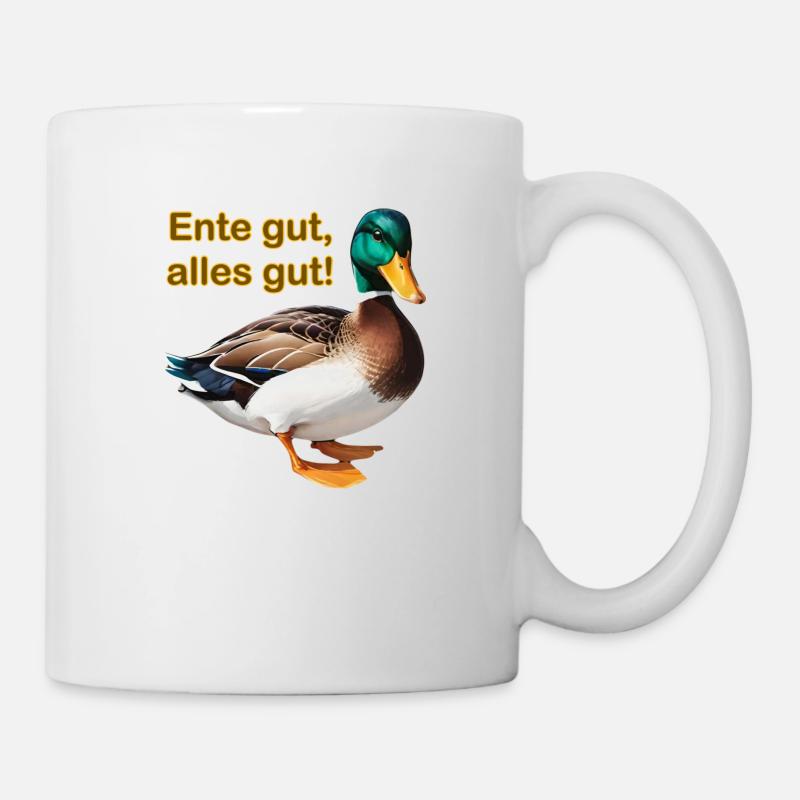 Ente gut, alles gut! - Tasse - Weiß
