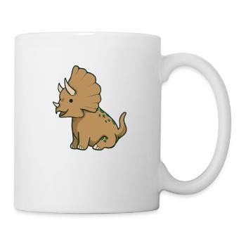 Sweet Triceratops Dino - Mug - white - Right