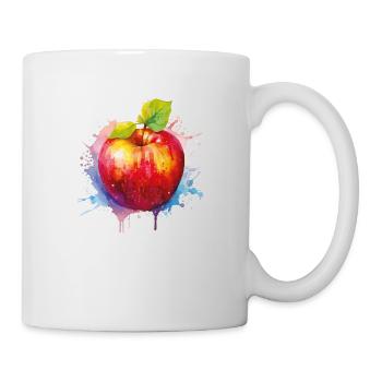 apfel - Tasse - Weiß - Rechts