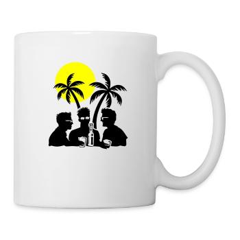 Insel Party Feiern Bier - Tasse - Weiß - Rechts