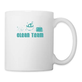 Clean Team Squad Cleaner Housekeeping - Mug - white - Right
