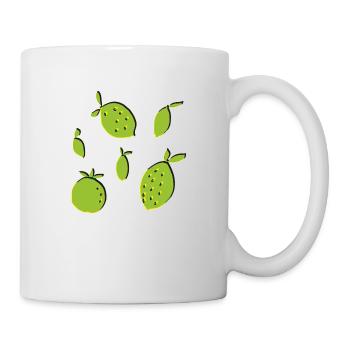 lemon orange lime - Mug - white - Right