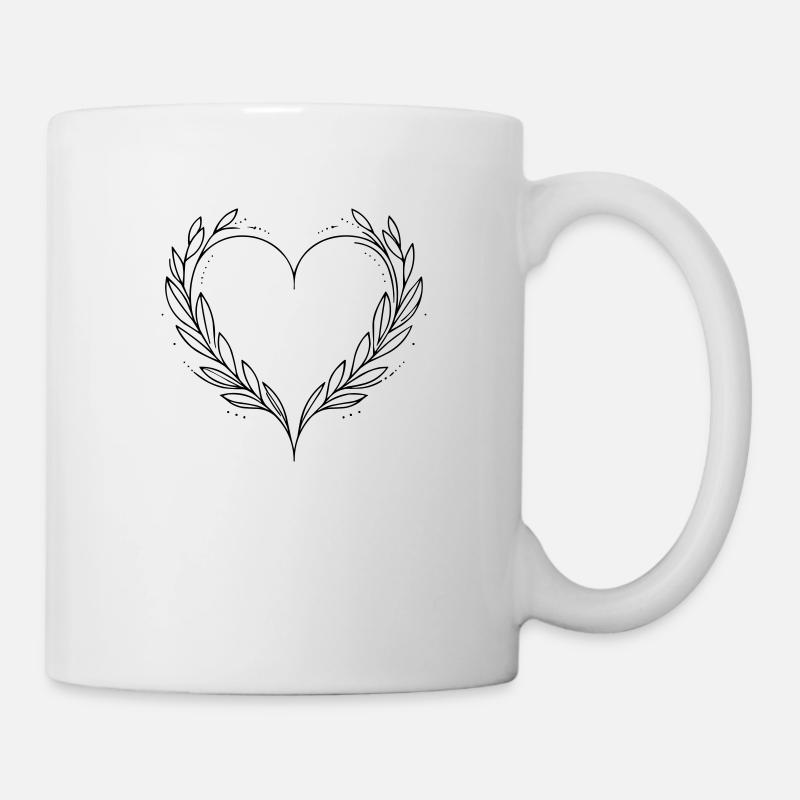 Heart - Mug - white
