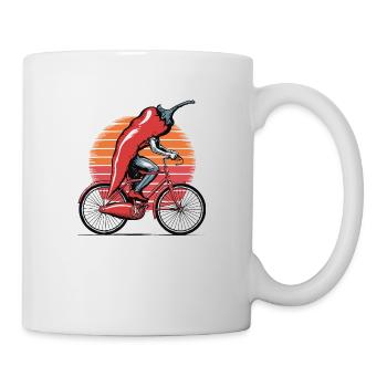 Vintage Chili Pepper Rid A Bick - Tasse - Weiß - Rechts