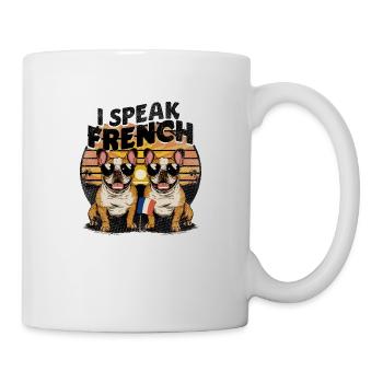 Relaxed French Bulldog - Mug - white - Right