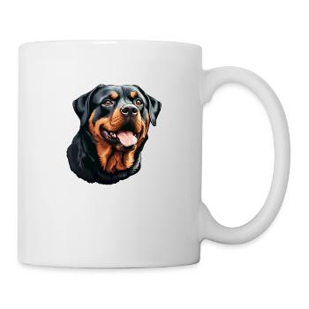 Rottweilerkopf - Mug - white - Right