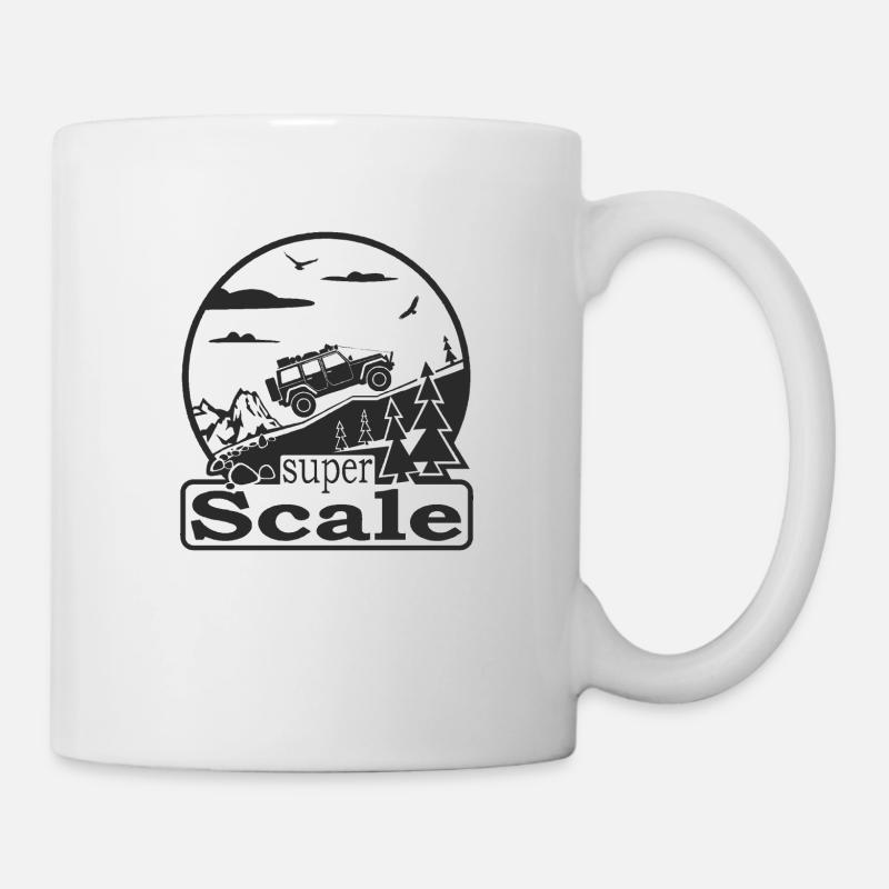 SuperScale Logo - Tasse - Weiß