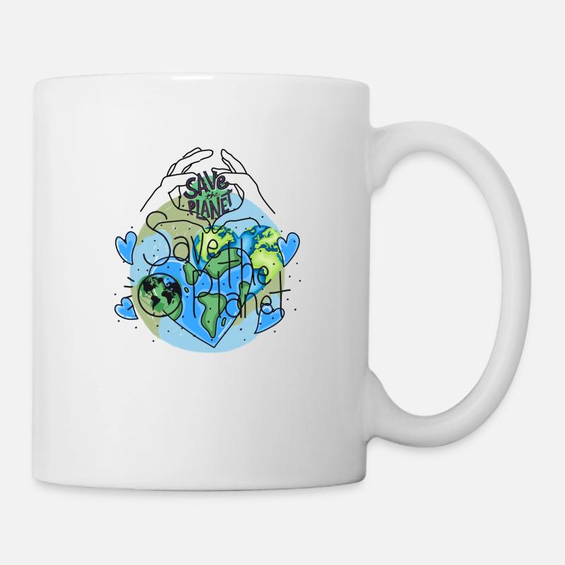 Save the planet - Mug blanc - blanc