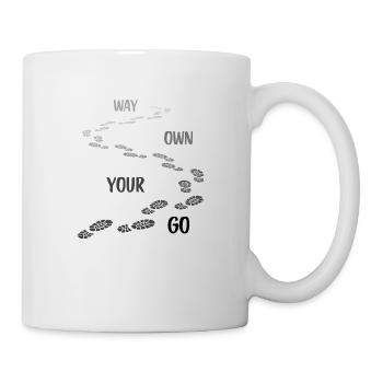 Go Your Way Saying with Graphics - Mug - white - Right