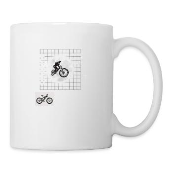 vélo vtt - Mug blanc - blanc - Droite