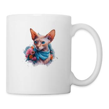 Chat Sphynx pour les amoureux des chats - Mug blanc - blanc - Droite