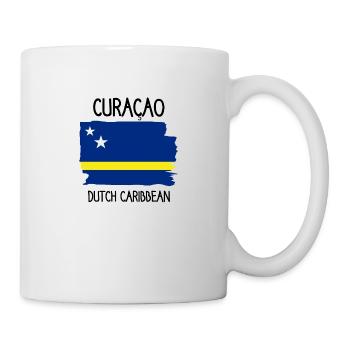 Curaçao - Fondée en 1499 - Caraïbes néerlandaises - Karibik - Mug blanc - blanc - Droite