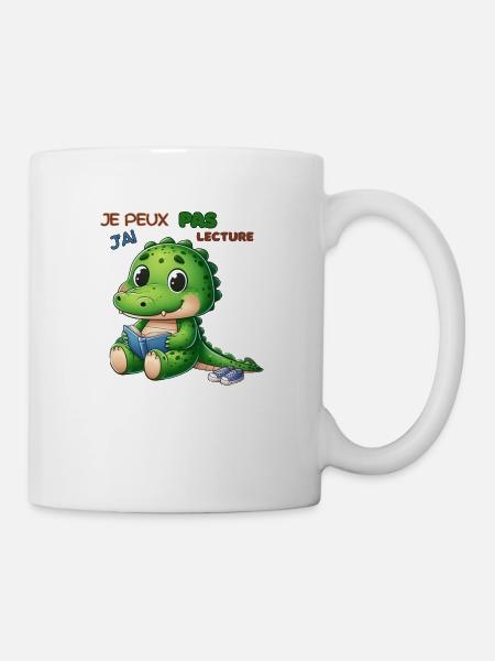 I can't I read - Mug - white