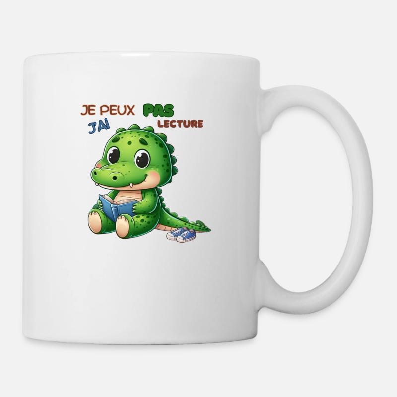 I can't I read - Mug - white
