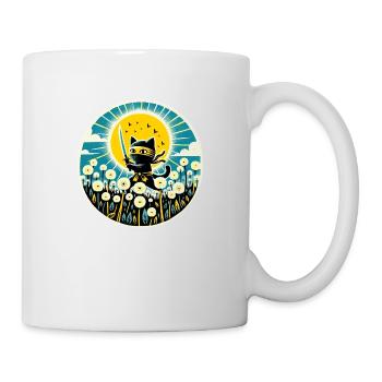 Dandelion Ninja Cat - Mug - white - Right