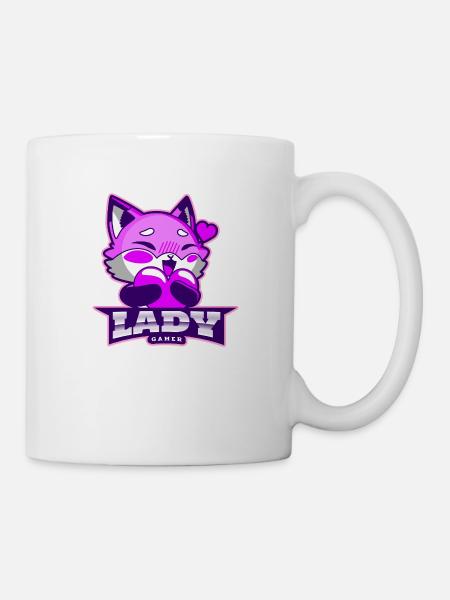 Lady Gamer - Mug - white