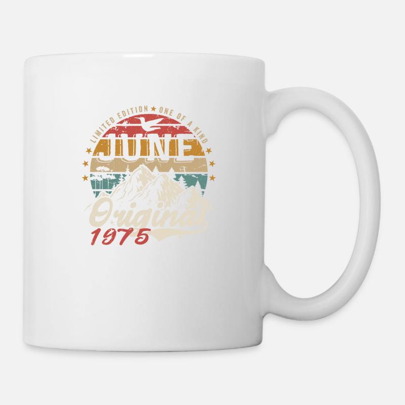 Juni 1975 Jubiläum Juni 1975 Geschenk Juni 1975 - Tasse - Weiß
