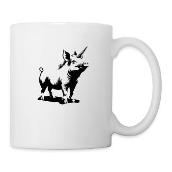 Schweinhorn - Mug - white - Right