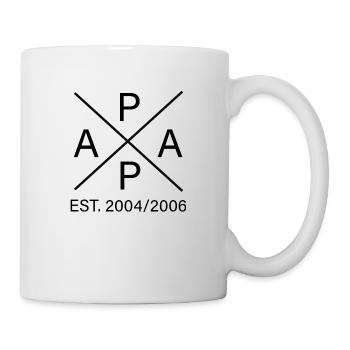 Papa seit 2004 und 2006 - Tasse - Weiß - Rechts