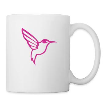 Colibri Oiseau - Mug blanc - blanc - Droite
