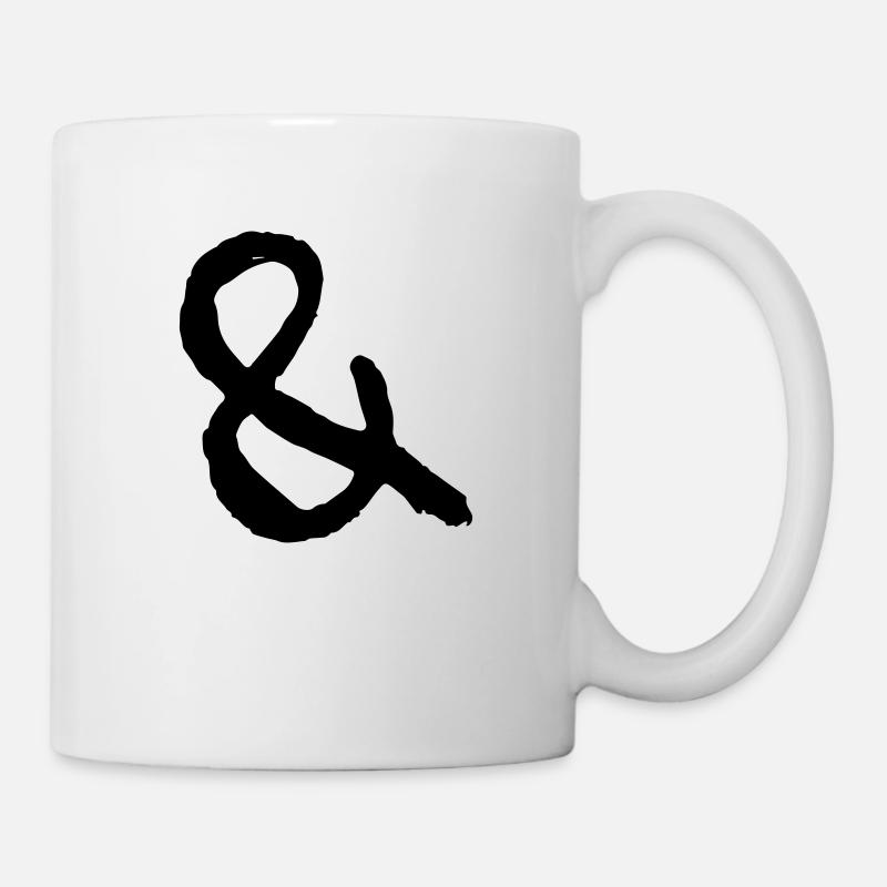 Ampersand Love - Tasse - Weiß