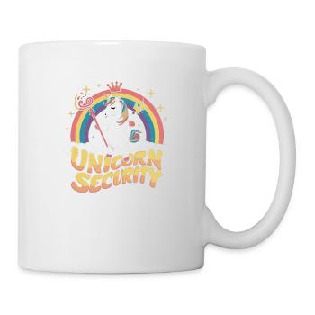 Sécurité des licornes Devise de la licorne Sécurité des licornes - Mug blanc - blanc - Droite
