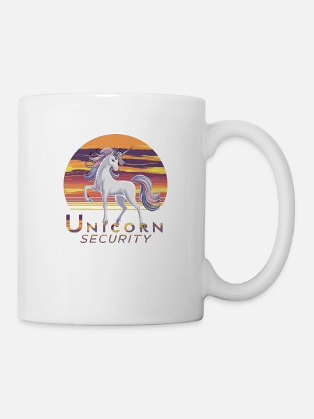Unicorn Security Unicorn Motto Unicorn Security - Mug - white